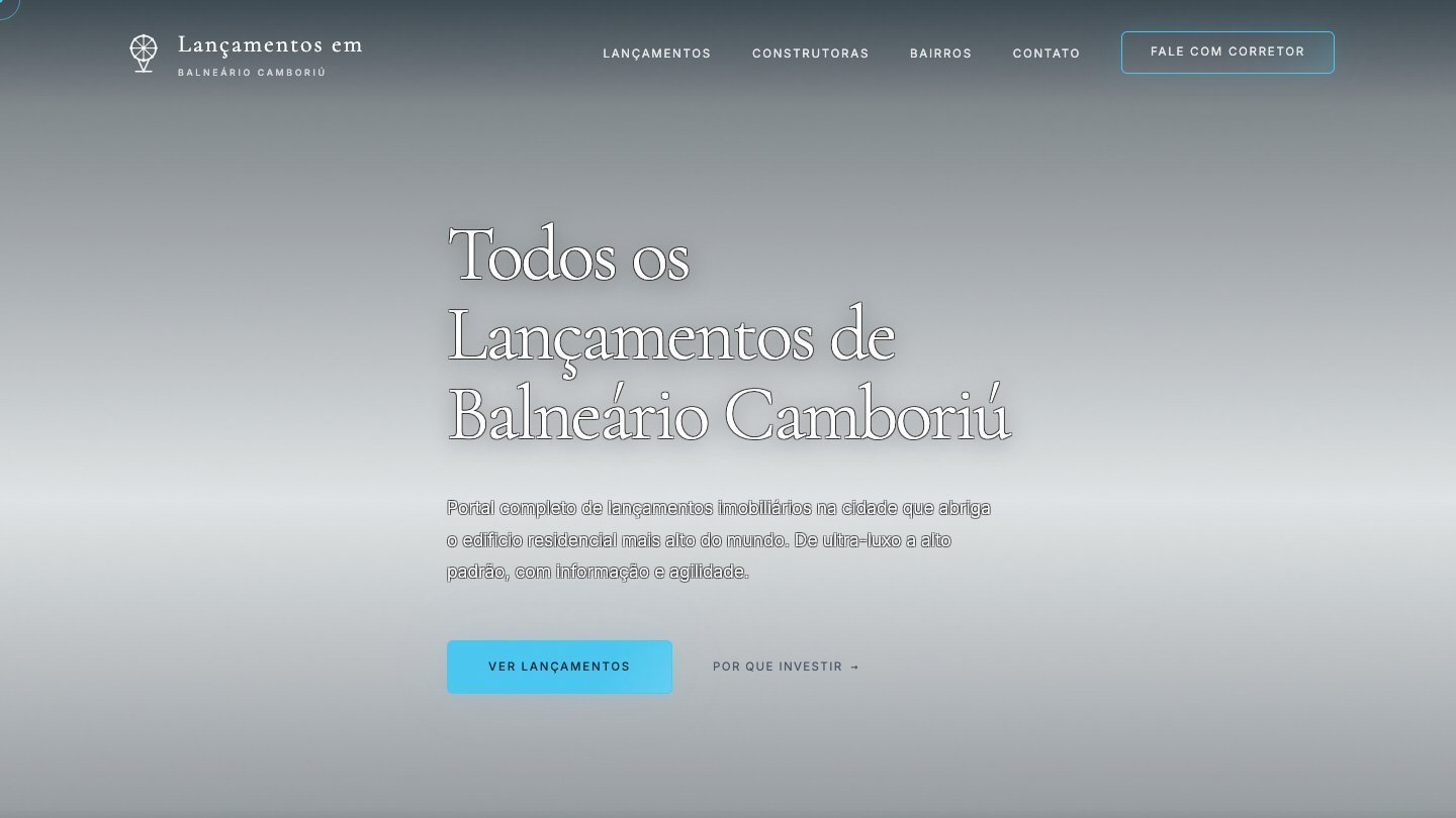 Lançamentos em Balneário