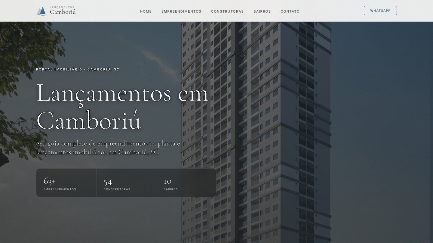 Lançamentos em Balneário Camboriú