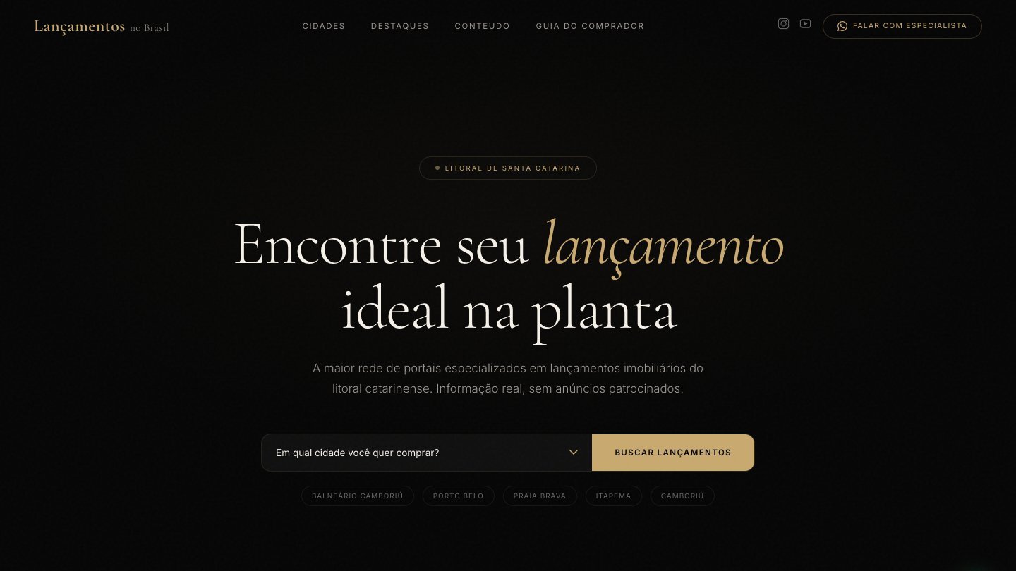 Lançamentos no Brasil